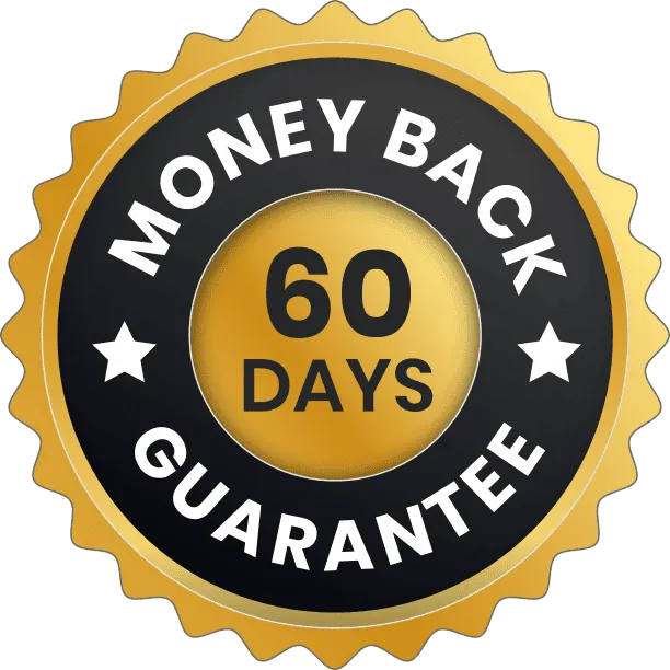 Joseph's Well 60-day money-back guarantee badge